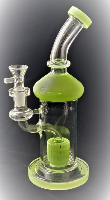 10" Slime Water pipe With Double Tire Perk - SmokeZone 420