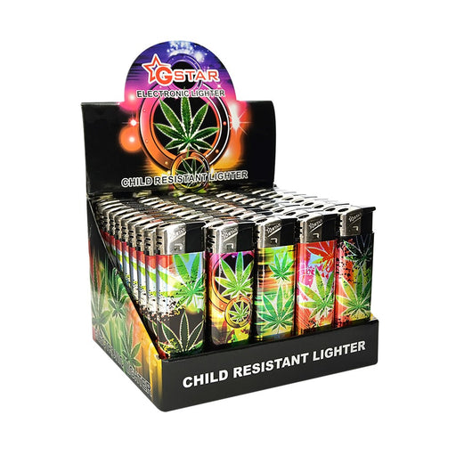 GSTAR Hologram Leaf Refillable Lighters - SmokeZone 420