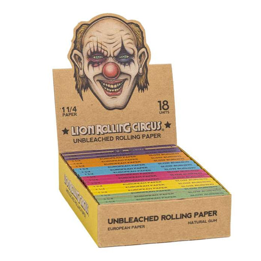 Lion Rolling Circus Flavored 1¼ Unbleached Rolling Papers - SmokeZone 420