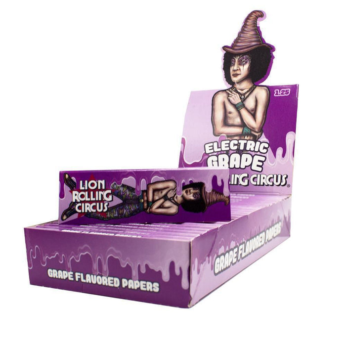 Lion Rolling Circus Flavored 1¼ Rolling Papers - Electric Grape - SmokeZone 420