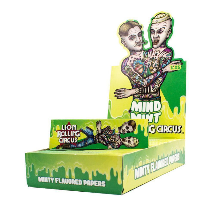 Lion Rolling Circus Flavored 1¼ Rolling Papers - Mind Mint - SmokeZone 420