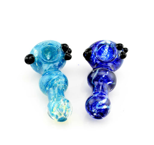 4.5" Ball Body Assorted Frit Color Hand Pipe - SmokeZone 420