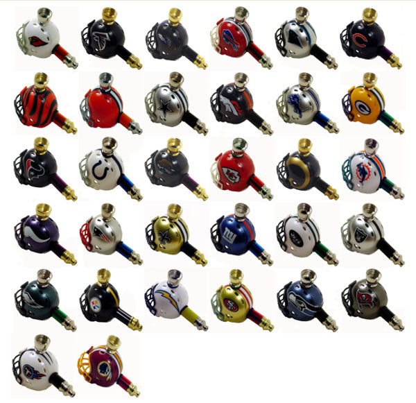3.5" Football Helmet Metal Pipe - SmokeZone 420