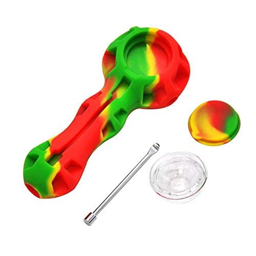 4" Silicone Hand Pipe (Pack Of 6) - SmokeZone 420