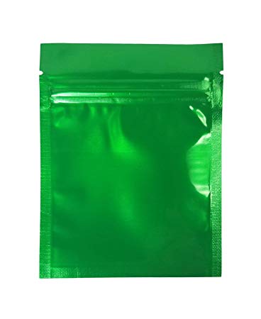 1/2 Gram Green Mylar Bag (Pack of 50) - SmokeZone 420