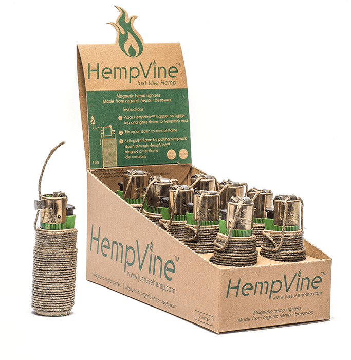 HempVine Clipper 14ft Magnetic Hemp Lighters - SmokeZone 420