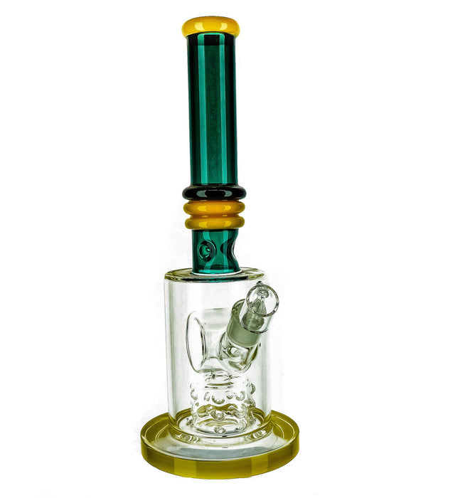 14" Cylinder Shower Perc Dab Water Pipe - SmokeZone 420