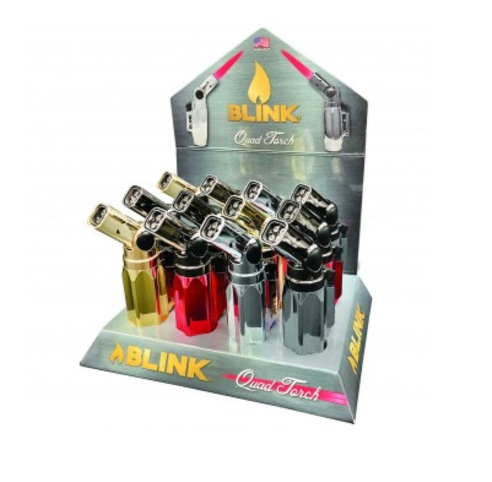 Blink Quad Torch (12 Per Box) - SmokeZone 420