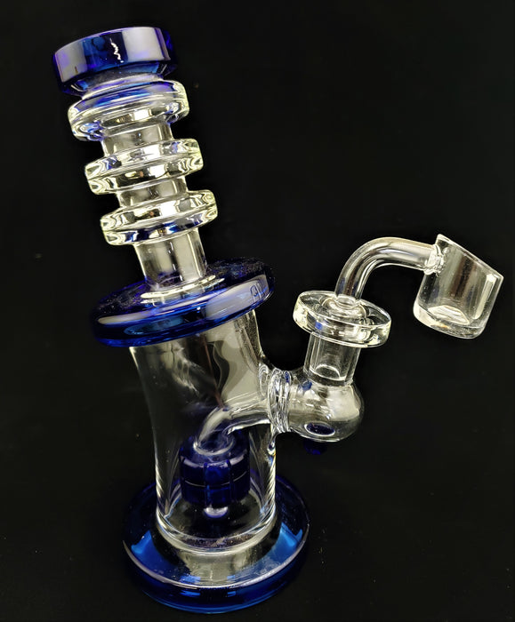 7" Shower Head Perk Dab Rig With 3 Ring Mouth - SmokeZone 420