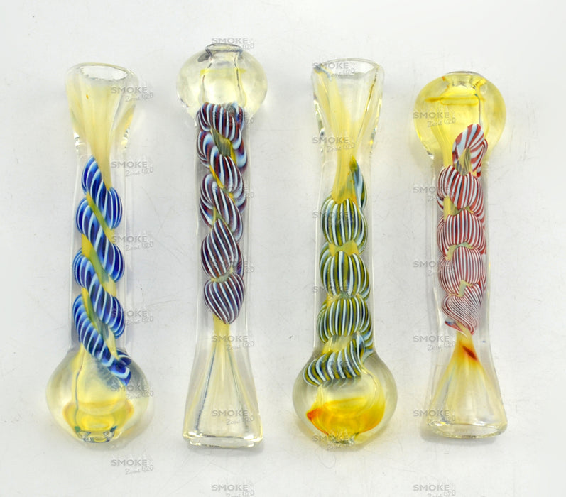 Twisted Inside Art Chillum (Assorted Colors) - SmokeZone 420