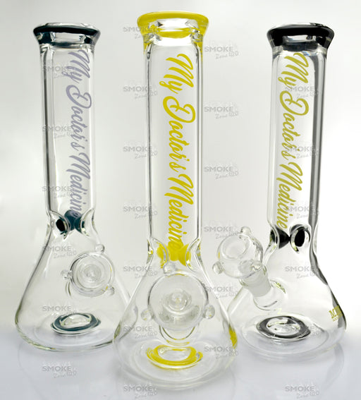 12" MDM Beaker Made In USA (Assorted Colors) - SmokeZone 420