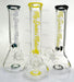 12" MDM Beaker Made In USA (Assorted Colors) - SmokeZone 420
