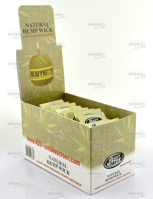 Natural Hemp Wick Box 60ct - SmokeZone 420