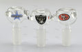 14mm Sports Team Clear Bowls - SmokeZone 420