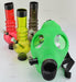 Green Color Gas Mask With Acrylic Tube - SmokeZone 420