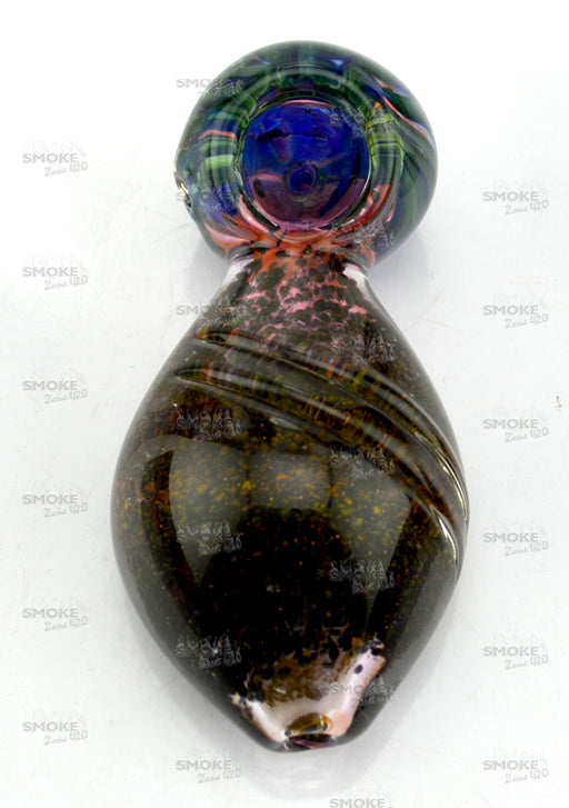 4" Round Body Electric Fumed Frit Hand Pipe - SmokeZone 420