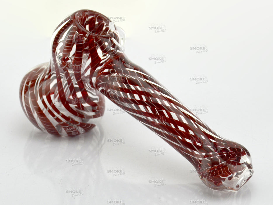 6" Twisted Color Heavy Hammer Bubbler - SmokeZone 420