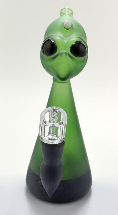8" Frosted Color Alien Dab Rig - SmokeZone 420