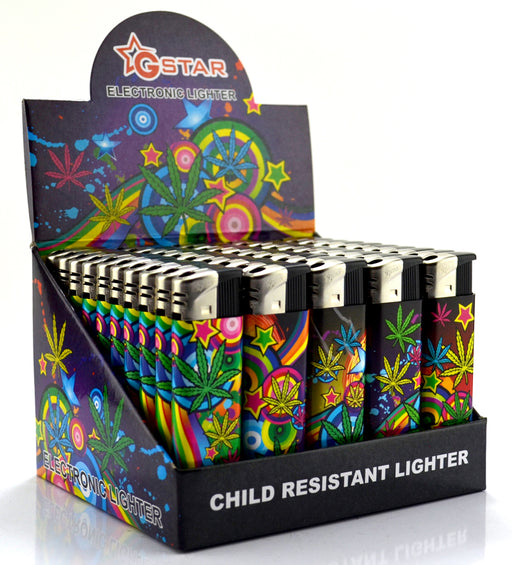 GSTAR Leaf Design Refillable Lighters - SmokeZone 420