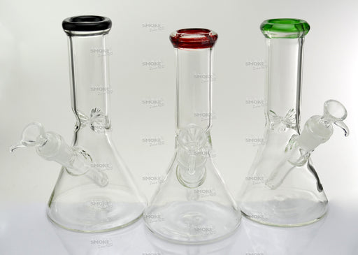 8" Color Mouth Beaker Base Water Pipe - SmokeZone 420