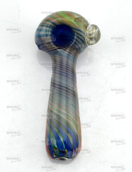 5" Electric Fume Twisted Color Work Hand Pipe - SmokeZone 420