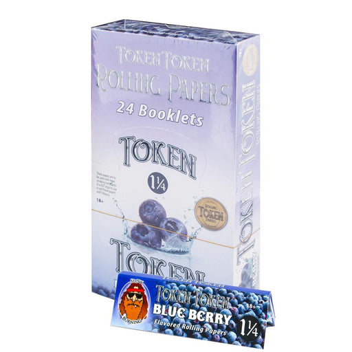 Toke Token 1 1/4 Flavor Paper (Blue Berry) - SmokeZone 420