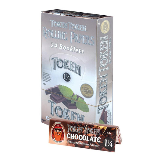 Toke Token 1 1/4 Flavor Paper (Chocolate) - SmokeZone 420