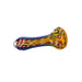 3.5" Dark Fumed Inside Out & Dot Art Hand Pipe - SmokeZone 420