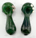 4" Forest Green Frit Hand Pipe - SmokeZone 420