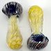 4.5" Gold Fumed Reverse Head Hand Pipe - SmokeZone 420