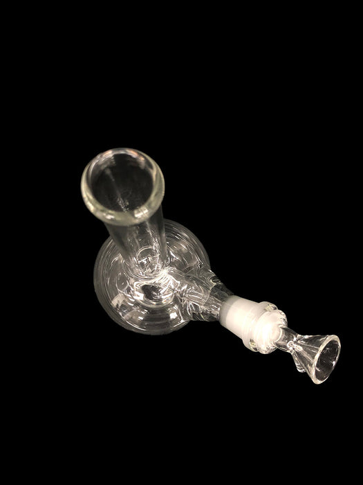 8" 25mm Glass Tube Ball & Base Water Pipe - SmokeZone 420