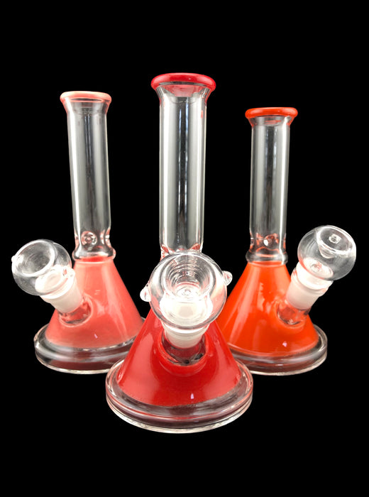8" Color Body & Mouth Beaker Water Pipe - SmokeZone 420