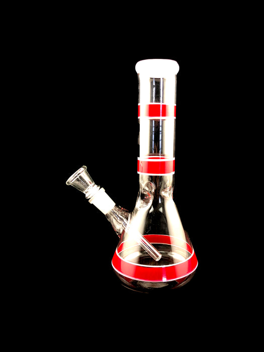 9" Painted Color Wrapped Beaker Water Pipe - SmokeZone 420