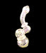 6.5" Two Ring Slime Color Twisted Bubbler - SmokeZone 420