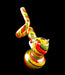 7" Twisted Color Elephant Bubbler - SmokeZone 420