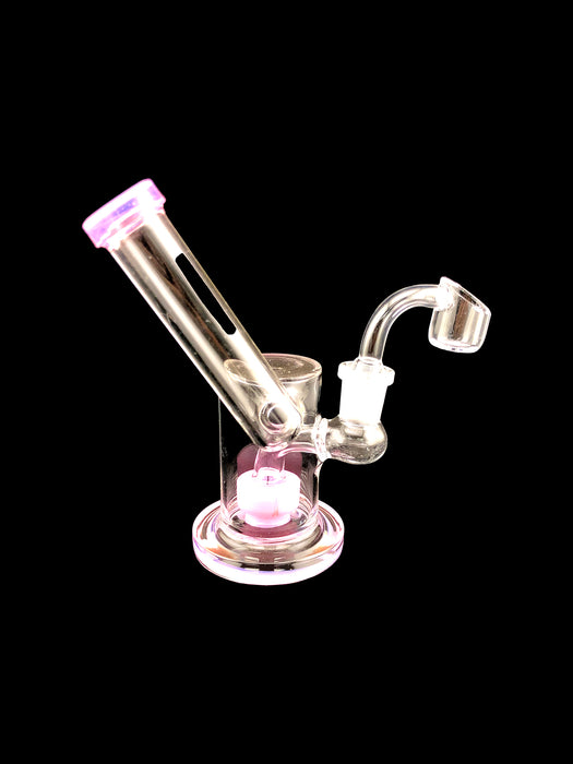 6" Slime Color Microscope Style Dab Rig - SmokeZone 420