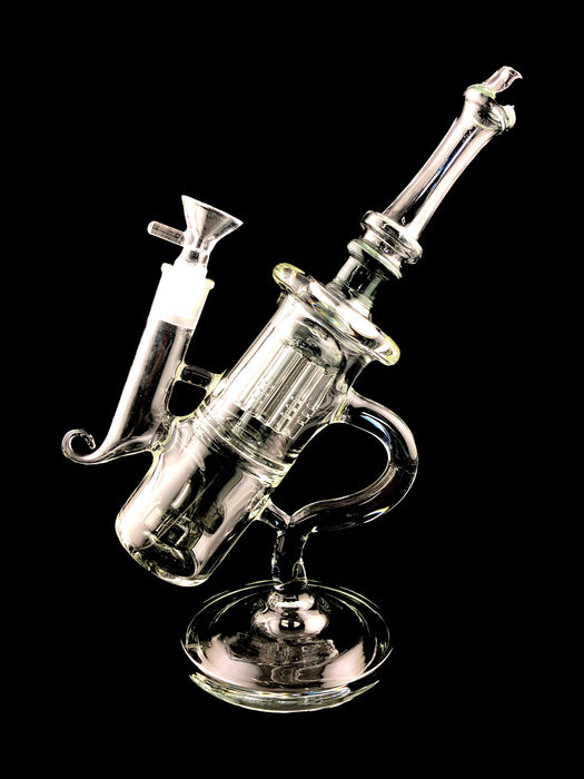 10" Fancy Microscope Style Two Chamber Water Pipe - SmokeZone 420