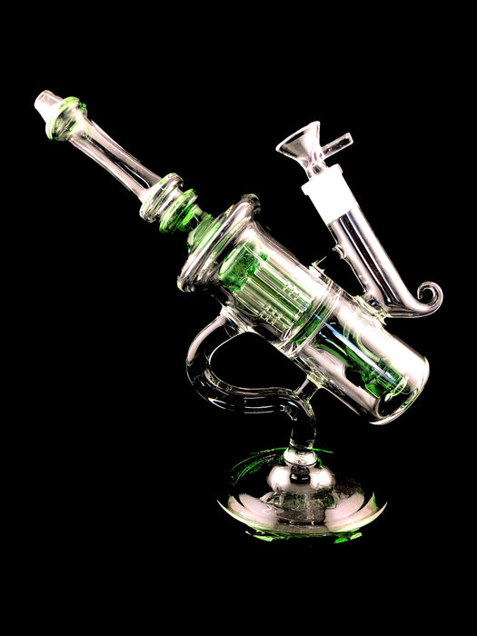 10" Fancy Microscope Style Two Chamber Water Pipe - SmokeZone 420