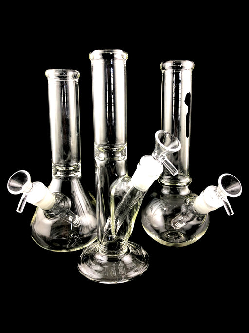 9" Clear Center Ring Los Angeles Made Water Pipes - SmokeZone 420