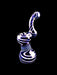 7" American Slime Twisted Blue Glass Bubbler - SmokeZone 420