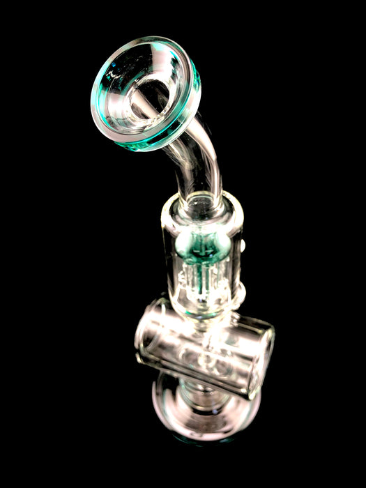 14" Hollow Cylinder Tree Perc Water Pipe - SmokeZone 420