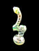 9" Twisted Color Fumed Glass Sherlock Bubbler - SmokeZone 420
