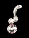 8" Clear & Slime Twisted Bubbler - SmokeZone 420