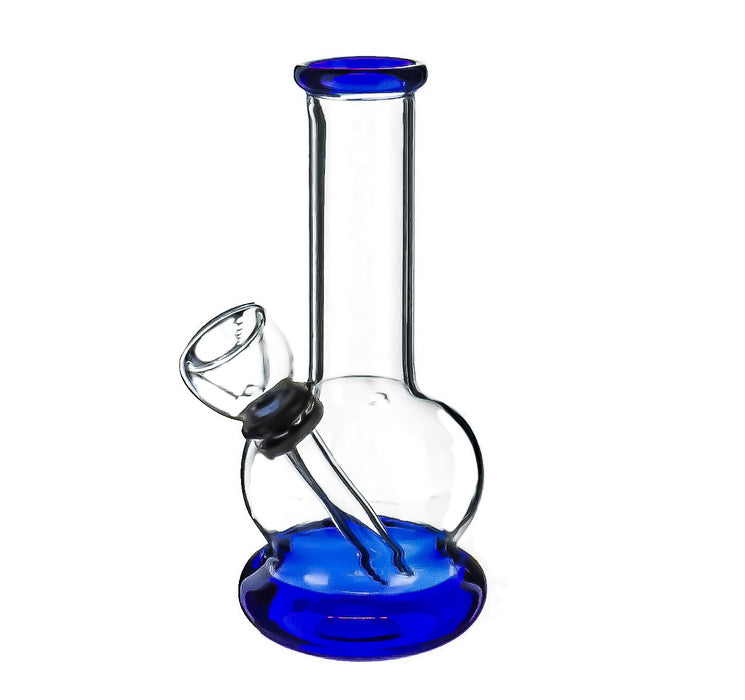 4.5" Color Base & Mouth Mini Water Pipe - SmokeZone 420