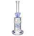 11" Purple Multi Bead Perc Water Pipe - SmokeZone 420