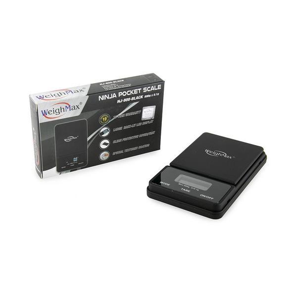 WeighMax Scale Black NJ-800 x 0.1g - SmokeZone 420