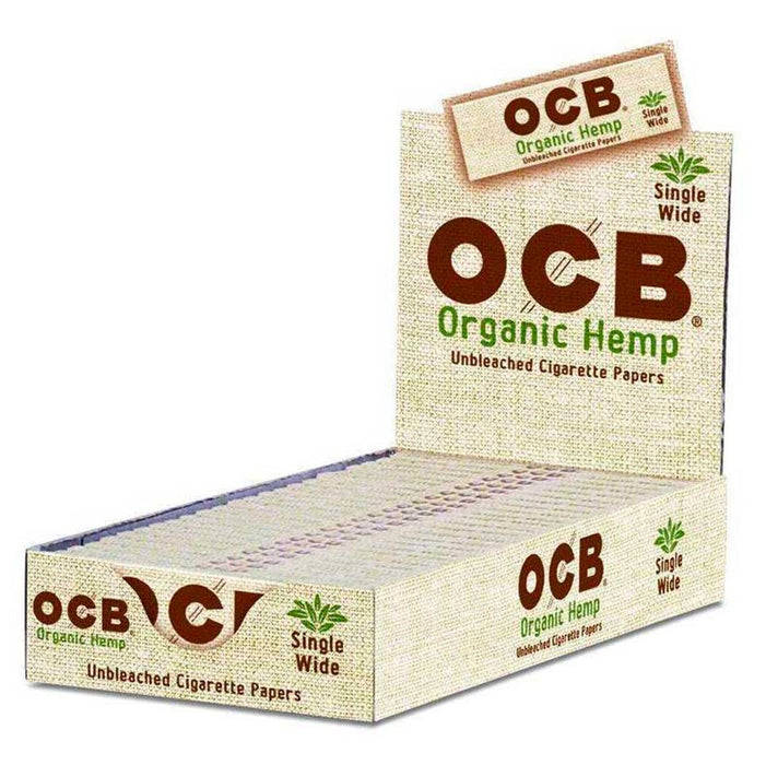 OCB Organic Hemp Single Wide Rolling Paper - SmokeZone 420