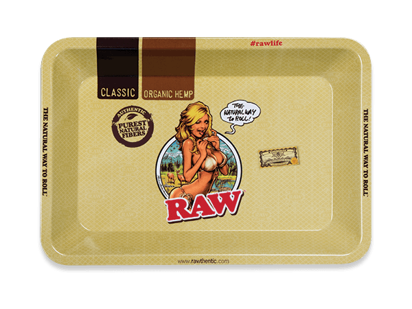 RAW Girl Rolling Tray - SmokeZone 420