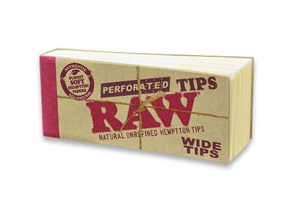 RAW Perforated Wide Tips - SmokeZone 420