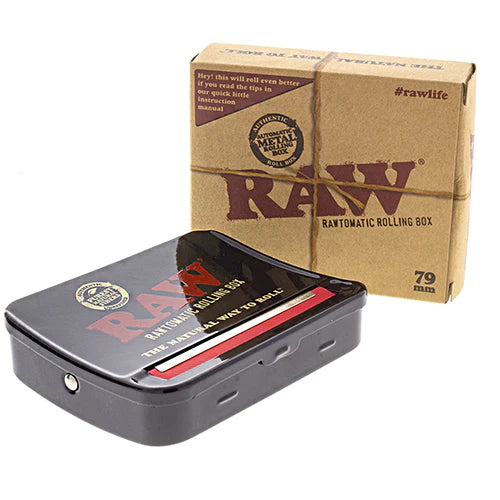 RAW 79mm Automatic Rolling Box - SmokeZone 420